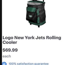 NY Jets Rolling Cooler