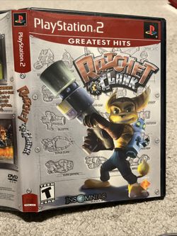 Ratchet Clank Playstation 2 Game With Poster