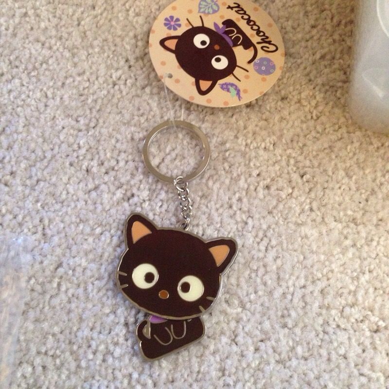 Heavy chococat key chain