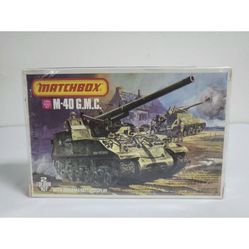 MATCHBOX ~ M-40 GMC Tank with Diorama Display ~ 1:76 Scale Kit PK-86 ~ SEALED