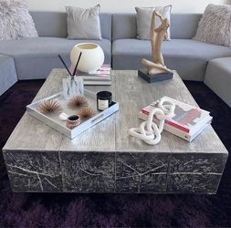 Z Gallerie Timber Coffee Table