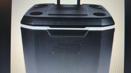 Coleman 50-Quart Xtreme 5-Day Heavy-Duty Cooler with Wheels, Black