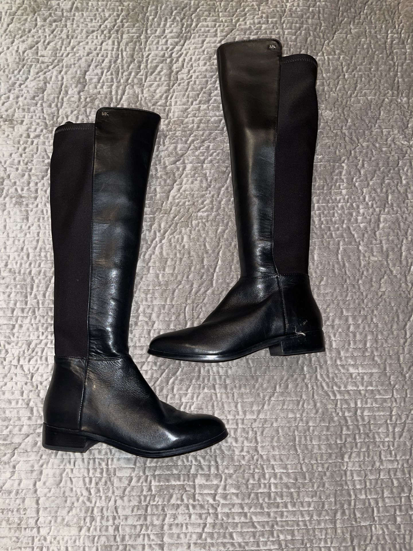 Michael Kors Bromley Women's Leather Over-The-Knee Boots - Black New Size  8W for Sale in Brooklyn, NY - OfferUp