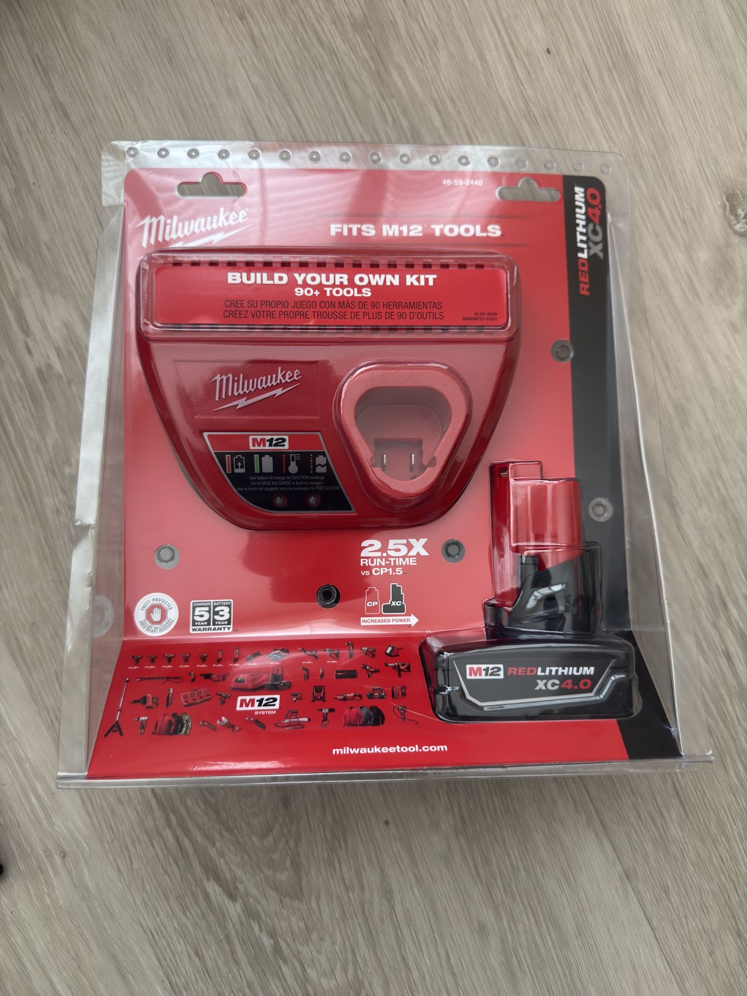 Milwaukee M12 XC 4.0 Battery With Charger