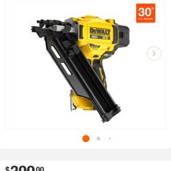 DEWALT
20-Volt 30° Cordless Framing Nailer (Tool-Only)