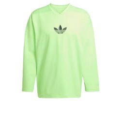 Adidas Men's Electric Green Long Sleeve Medium New 