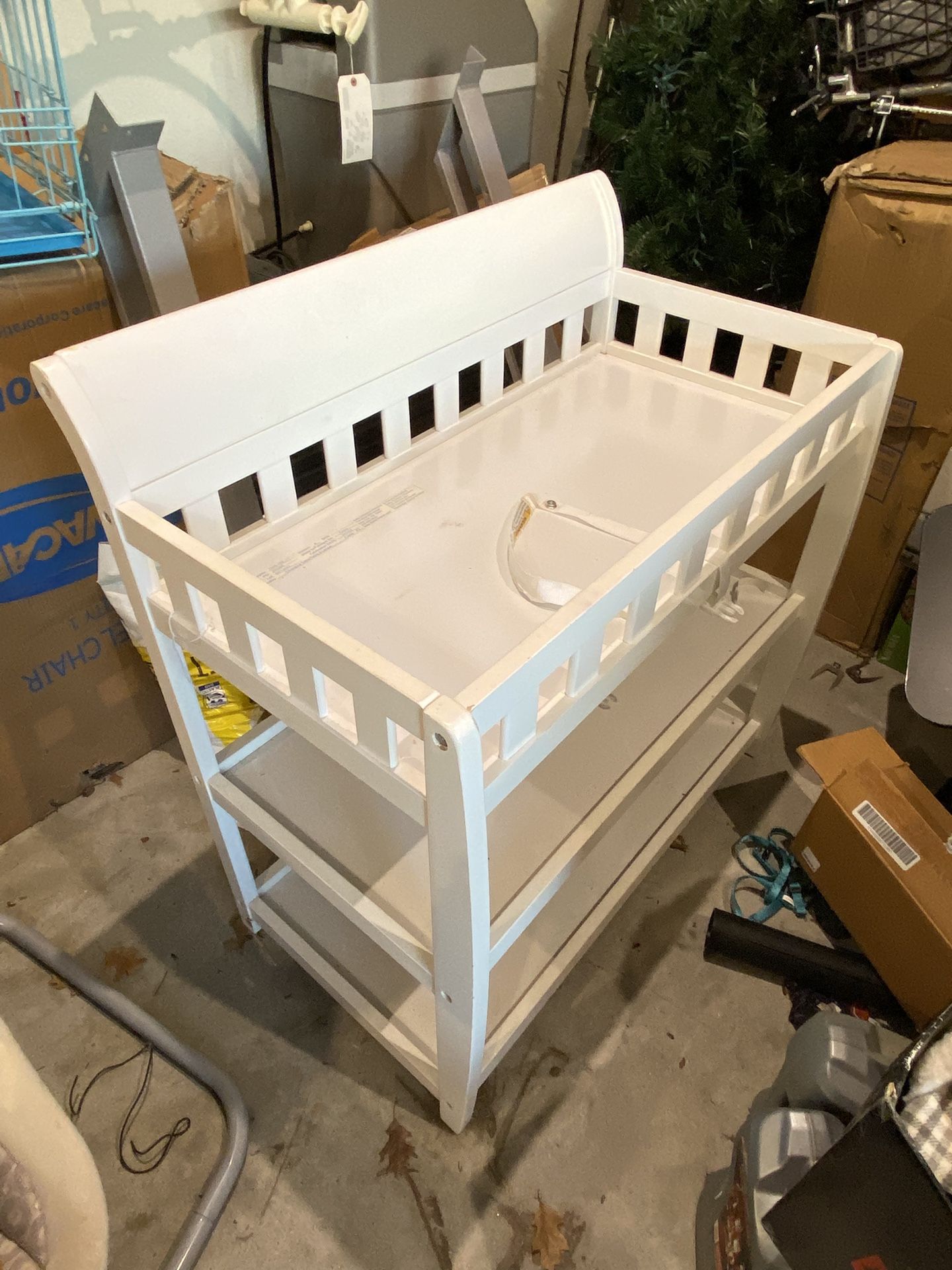 Baby changing station