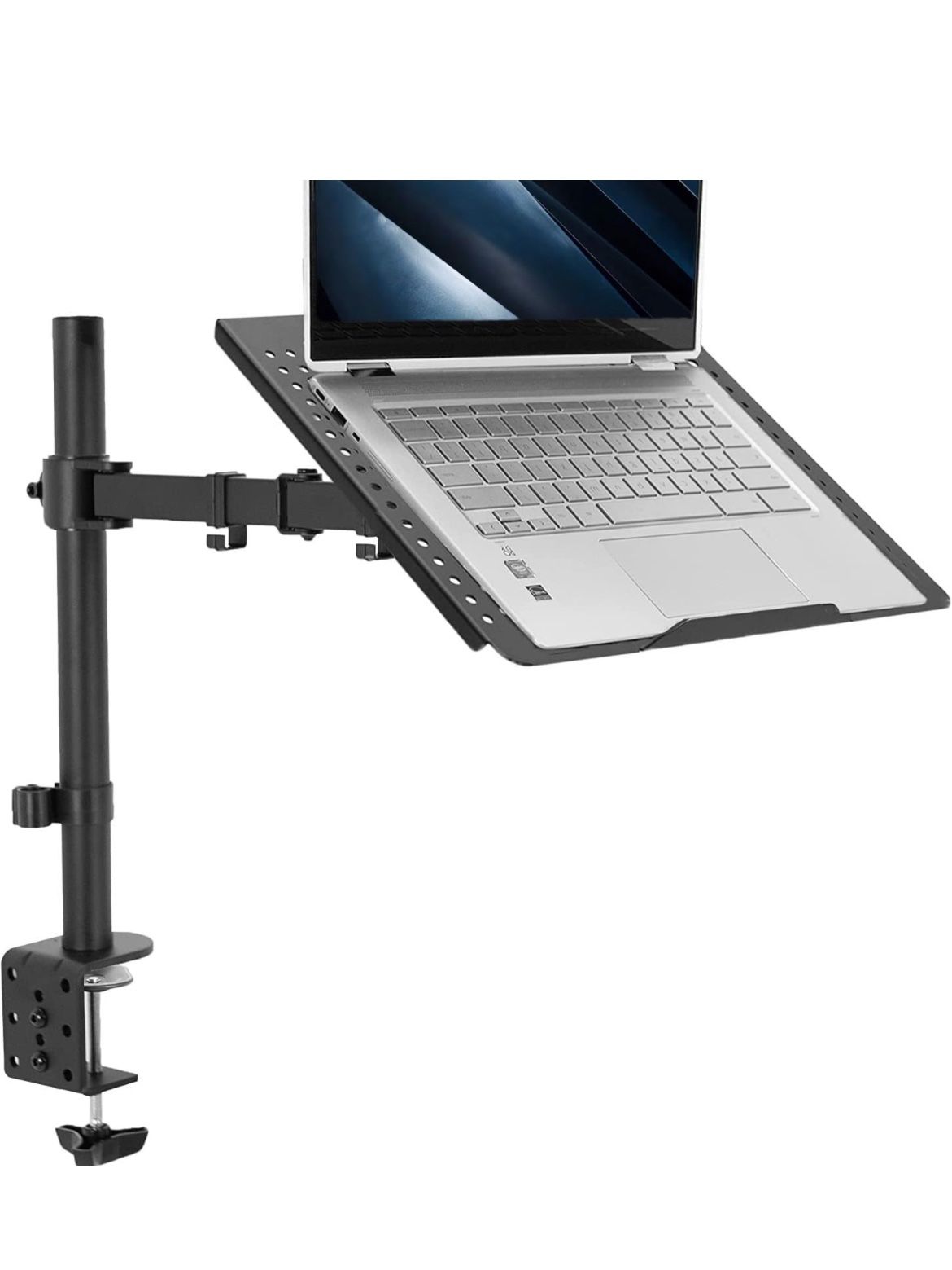 Brand New VIVO Laptop Notebook Desk Mount Stand, Fully Adjustable Extension with C-clamp, Fits up to 17 inch Laptops, Black