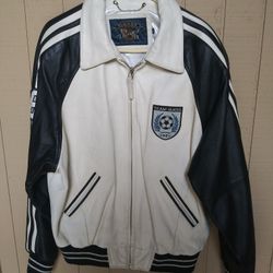 Guess Leather Jacket Sz.xl 