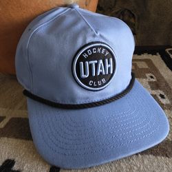 Utah Mammoth Hockey Club Blue New Era Embroidered Logo Snapback Hat NEW 