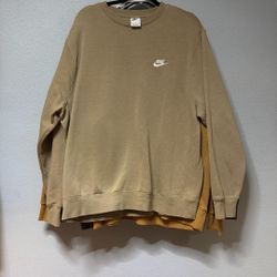 Beige Nike Crewneck