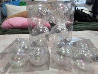 Clear Christmas Ornaments