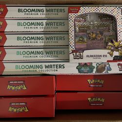 Pokemon 151, Ascended Hero’s, etc.