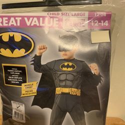 Kids Batman costume 12 to 14