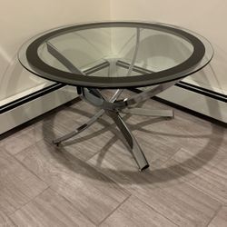 Glass Top Coffee Table 