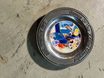 Los Angeles 1984 Olympics commemorative platter