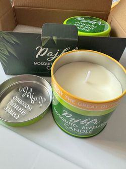 Pojbfr Mosquito Repellent Candle 9 oz