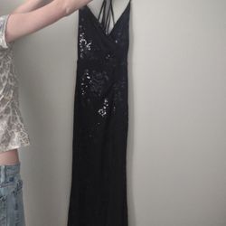 Black Prom dress with sequins from Nordstrom