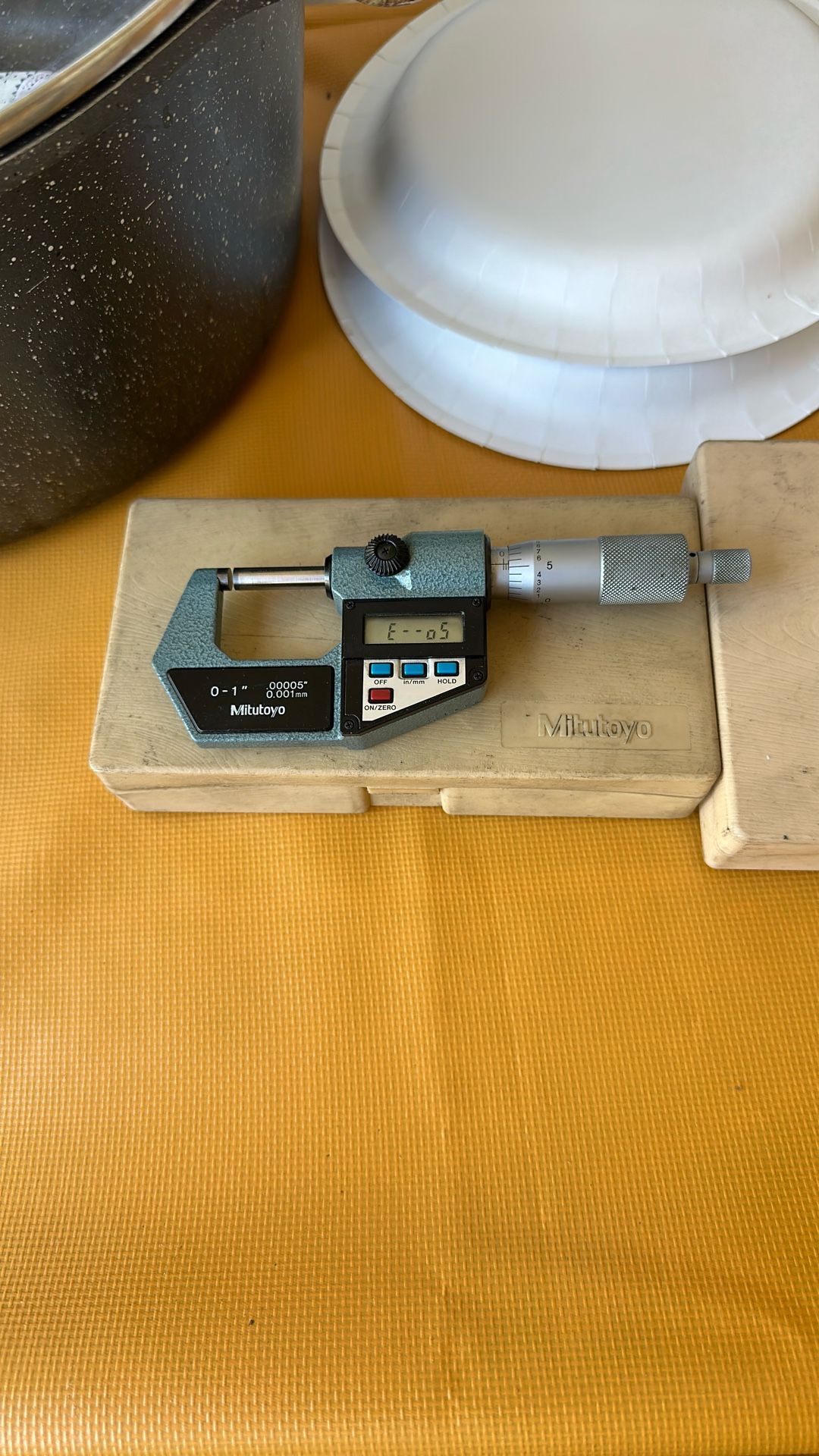 Mitutoyo Digital Micrometer 0-1 And 1-2 Both