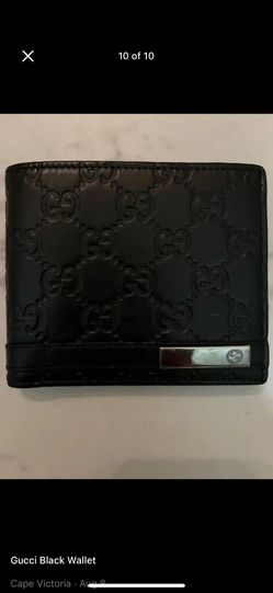 Black Wallet G U C C I