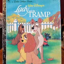 Little Golden Book #105-72 Walt Disney's Lady and the Tramp, 1991