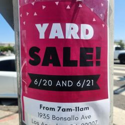 YARD SALE IN UNIVERSITY PARK