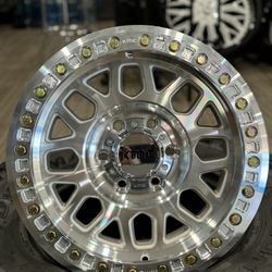 17x8.5 KMC GRENADE BEADLOCK WHEELS IN STOCK 1500$ SET OF FOUR PAYMENT PLANS AVAILABLE