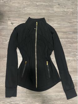 lulu gold zipper define jacket