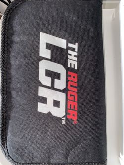 Ruger LCR Factory Soft Zippered Pistol Case – $15