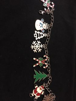 Christmas charms bracelet brand new