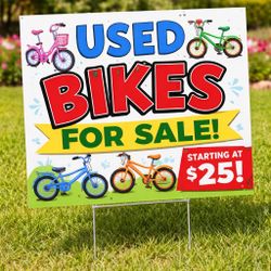 USED BIKES 25 DOLLARS EACH CAN LOWER PRICES 