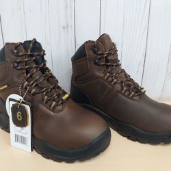 Rhino Men's Leather Work Boots Size 6 ONLY!!!! NEW 