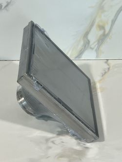 6 in. Square Stainless Steel Shower Drain - Tile Insert (New) no box