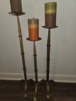 Floor Candle Holders set of 3