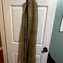 NWT Pretty Persuasions Tan Plaid Scarf/Shawl