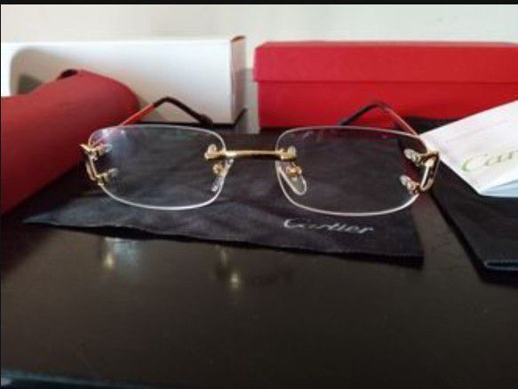 Cartier Mens Woman's Glasses 