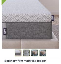 Bedstory firm mattress topper