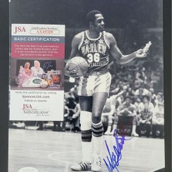MEADOWLARK LEMON Signed 8x10 Photo Harlem Globetrotters - JSA Authenticated 