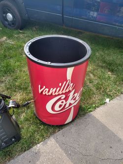 Coca-Cola rolling cooler