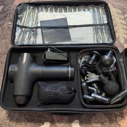 Massage gun and accessories