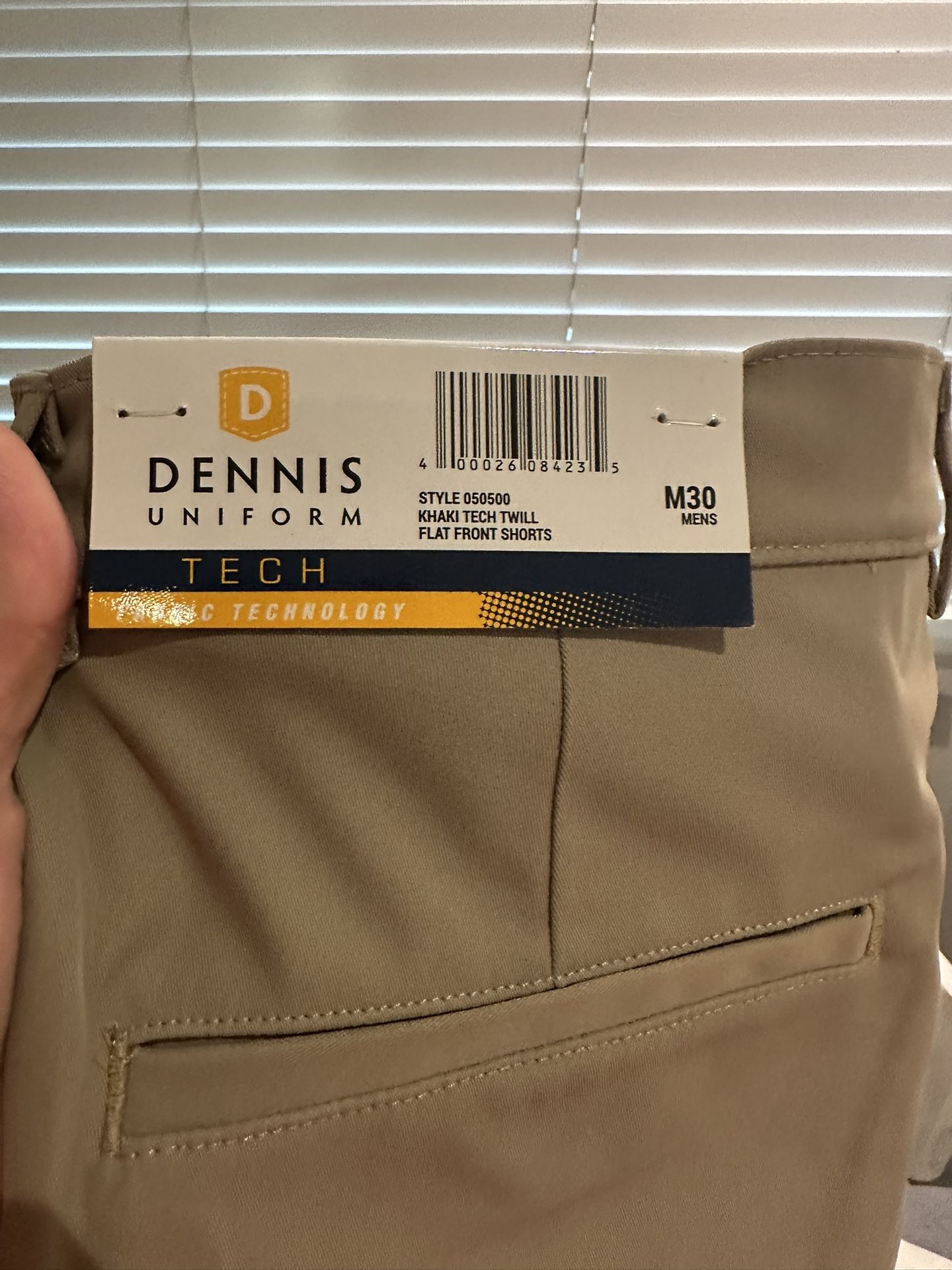 Boys Youth Size 30 Dennis Uniform Tech Shorts