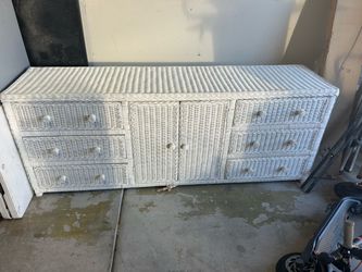 Wicker Dresser