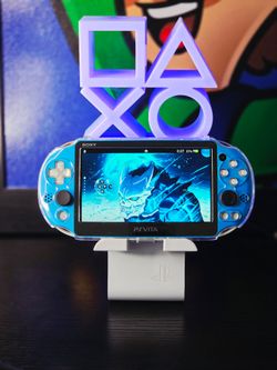 PS VITA 2000 Aqua Blue & Silver
