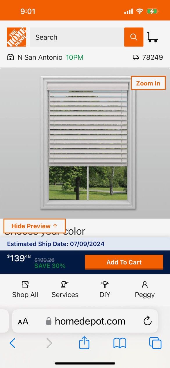 New Faux wood Blinds