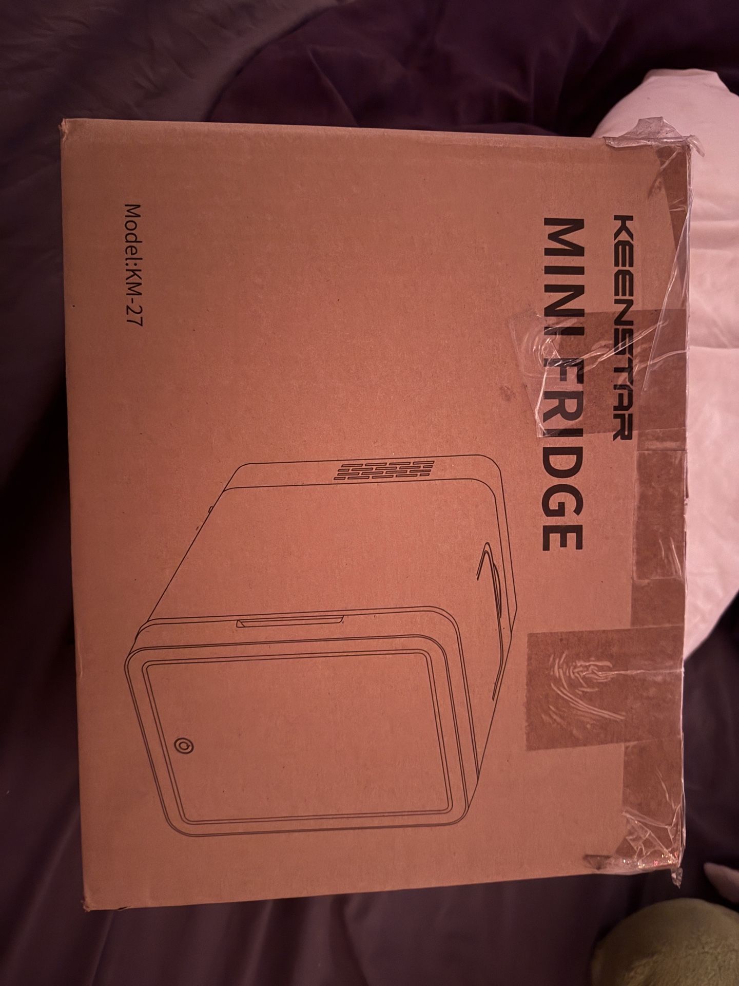Mini Fridge LED Light And Mirror
