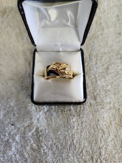 Golden Eagle Ring