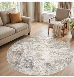 6ft Round Area Rug