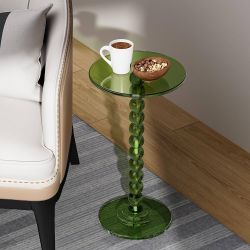 Green Acrylic Bubble Side Table