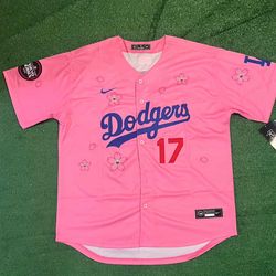 Los Angeles Dodgers Shohei Ohtani Pink Jersey