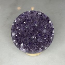 Amethyst Druzy Half Sphere 